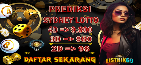 Listrik69 Prediksi Togel Toto Sydney Hari ini